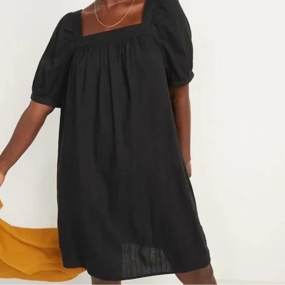 Old Navy Dresses & Skirts - Old Navy Puff-Sleeve Tiered Mini Swing Dress for Women Size Small NWT